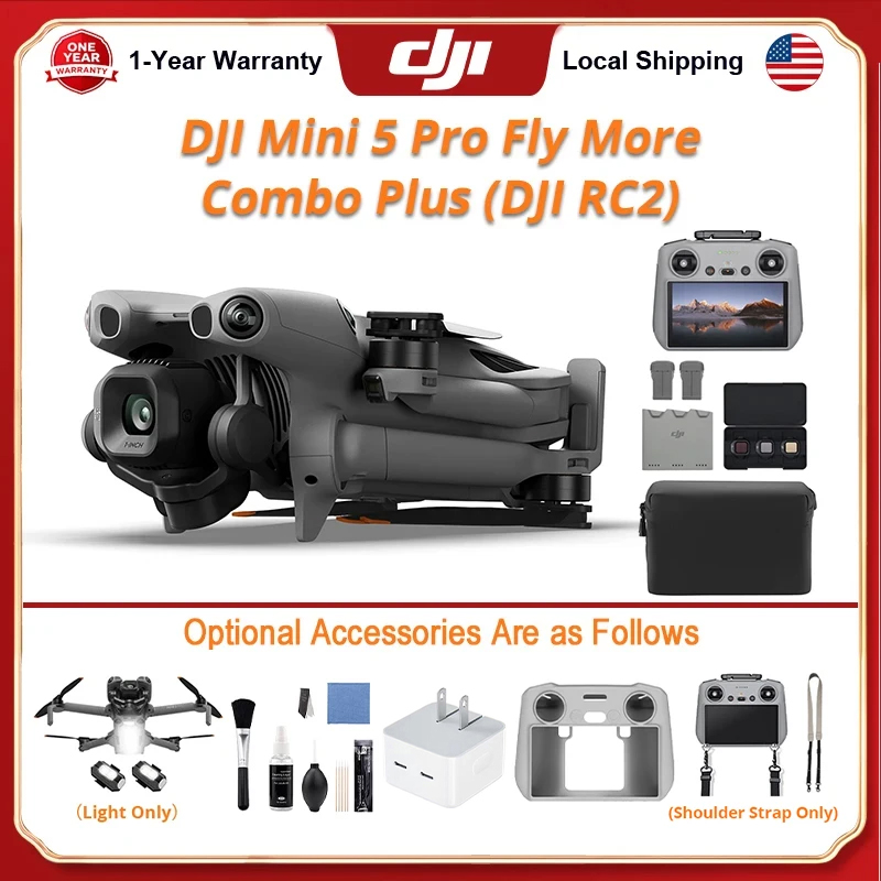Drone Gimbal 3 Axis - โดรน DJI Mini 5 Pro Fly