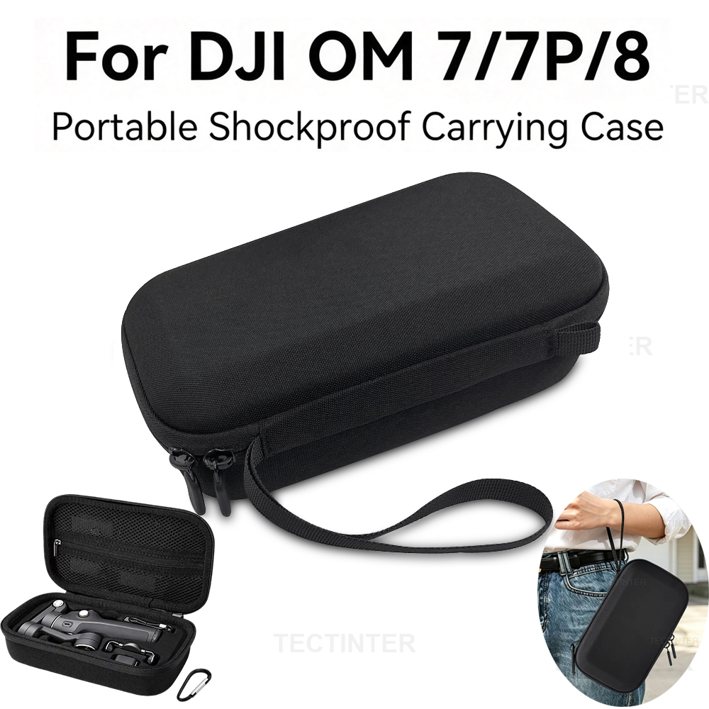 Drone Gimbal Case - กระเป๋าเก็บของสำหรับ DJI OM 7 8 กระเป๋าพกพาแบบแข็งสำหรับ