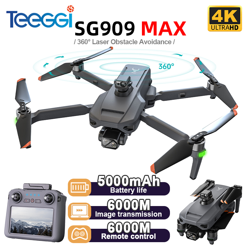 Drone Gimbal Brushless - Teeggi SG909 MAX GPS Drone พร้อมกล้อง