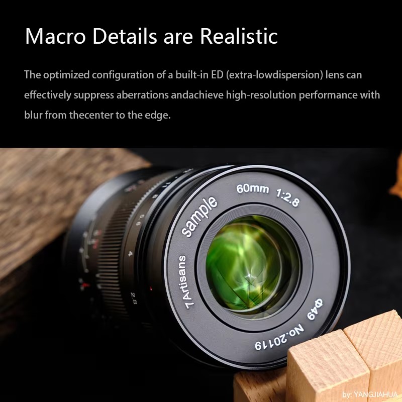 Canon Camera Eos M50 Mark Ii - เลนส์มาโครแบบปรับโฟกัสด้วยมือ 7artisans 60mm F2.8 Mark II