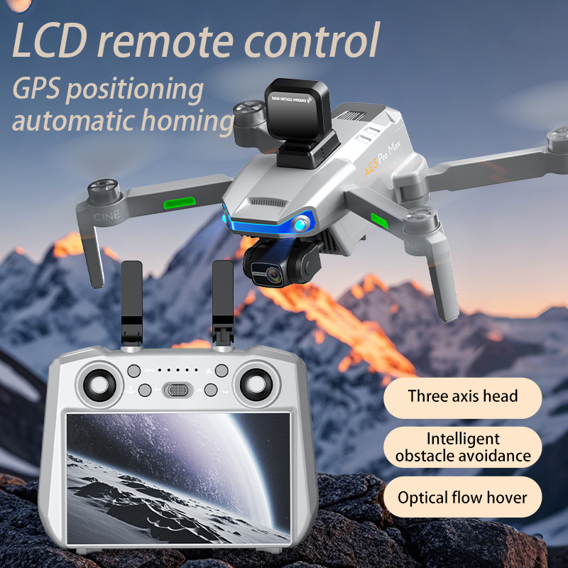 AE3 PRO Max ใหม่ LCD SC GPS Dr - Drone Gimbal Brushless บทวิจารณ์และราคา