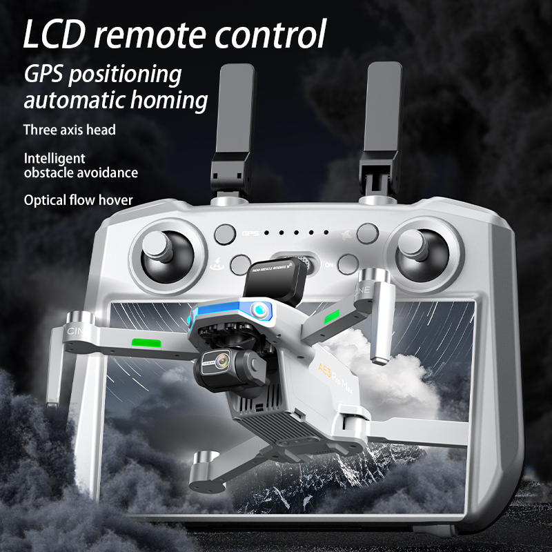 AE3 PRO Max ใหม่ LCD SC GPS Dr - Drone Gimbal Brushless บทวิจารณ์และราคา
