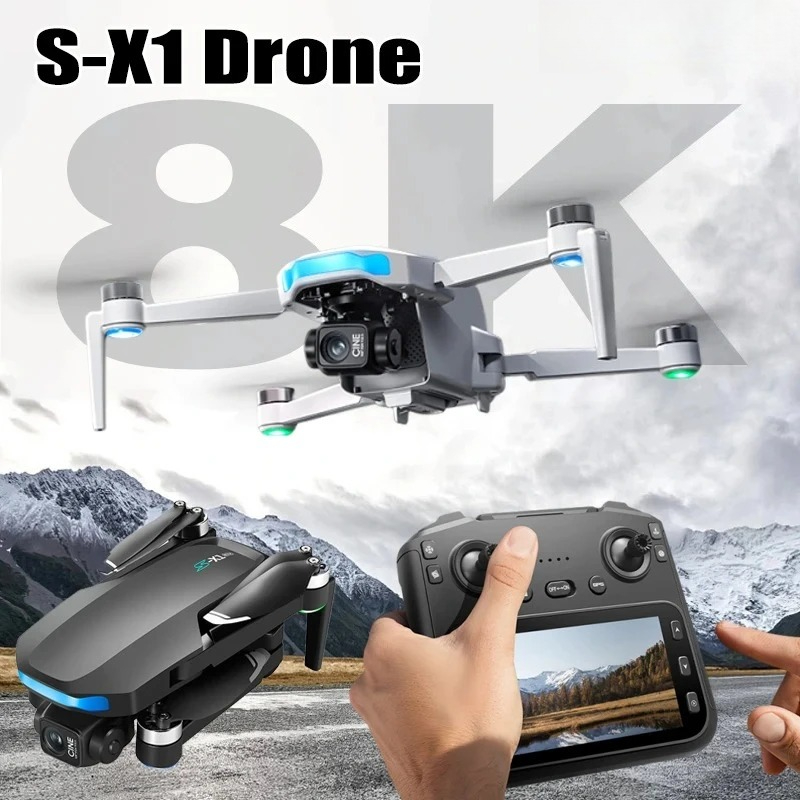 โดรนรุ่น Original S-X1 8K HD ร - Drone Gimbal Brushless บทวิจารณ์และราคา