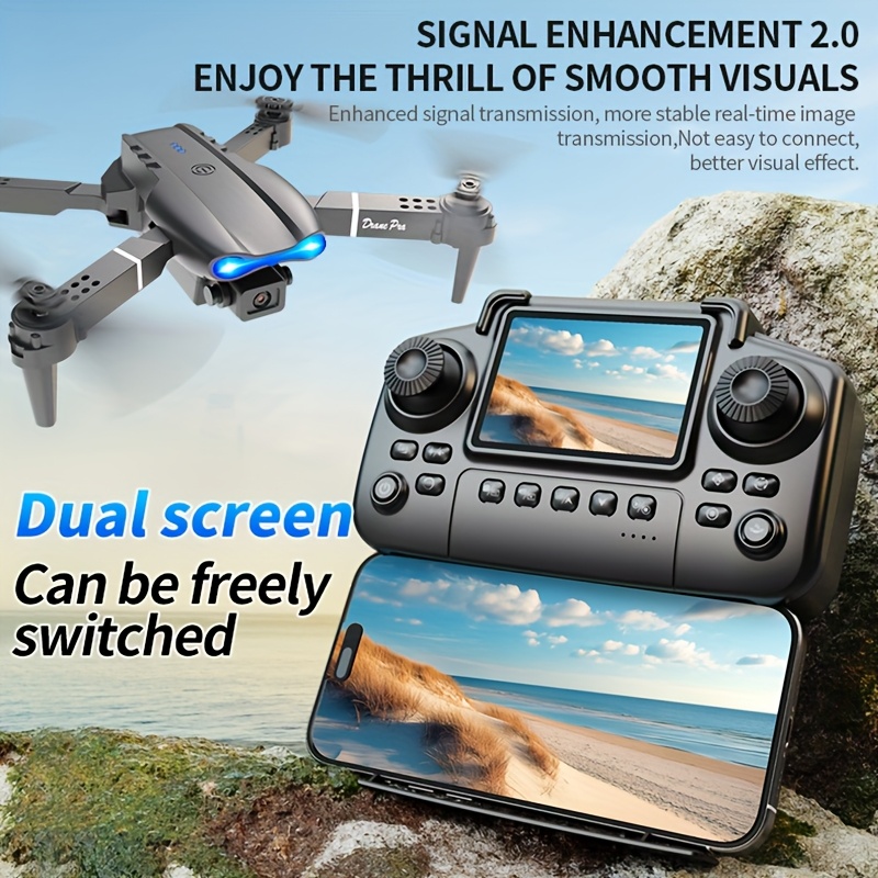 โดรนรุ่นอัปเกรด E99PRO MAX ปี  - Drone Gimbal Brushless บทวิจารณ์และราคา